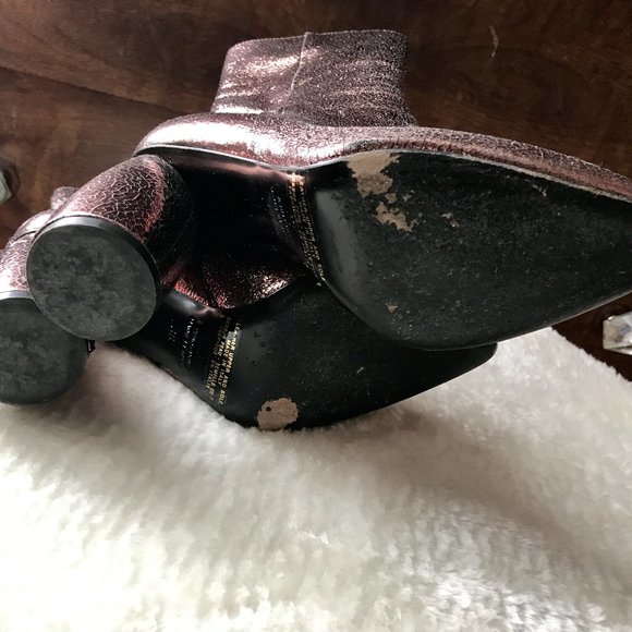 Strategia Iridescent Crackle Abstract Pink Boots - Picture 3 of 5